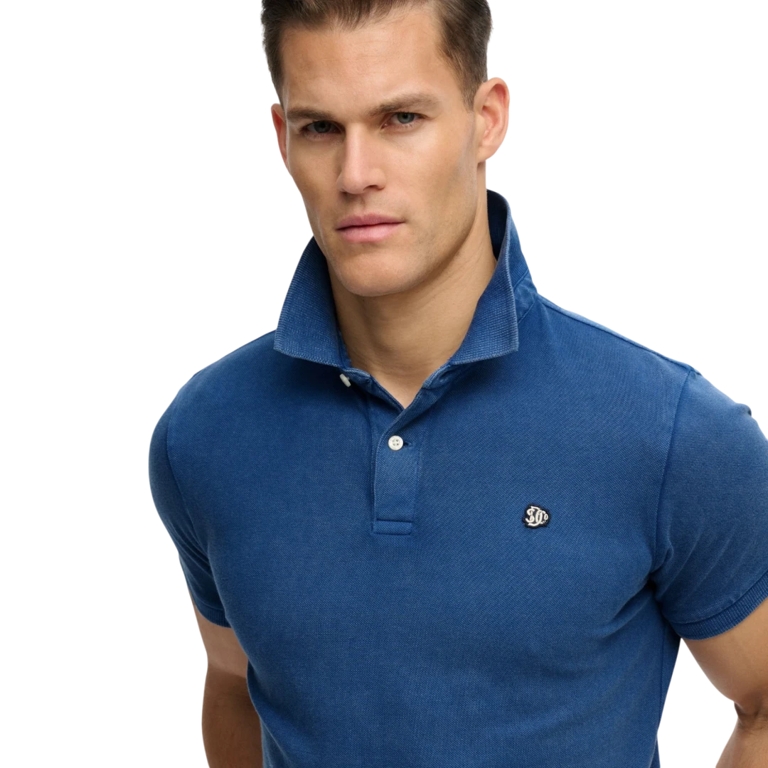 SUPERDRY MUŠKA POLO MAJICA PLAVA 50202