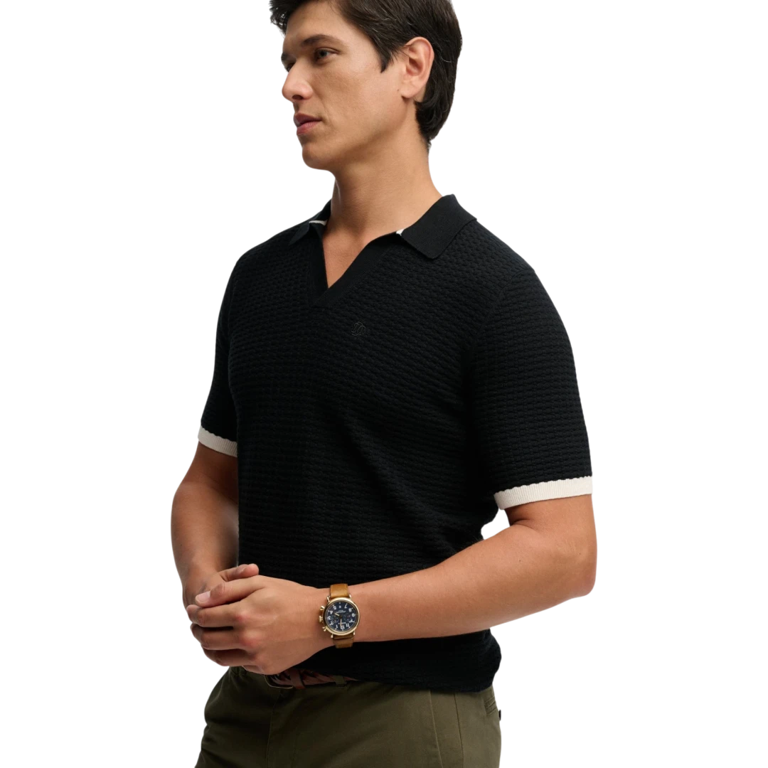 SUPERDRY MUŠKA POLO MAJICA CRNA 50205
