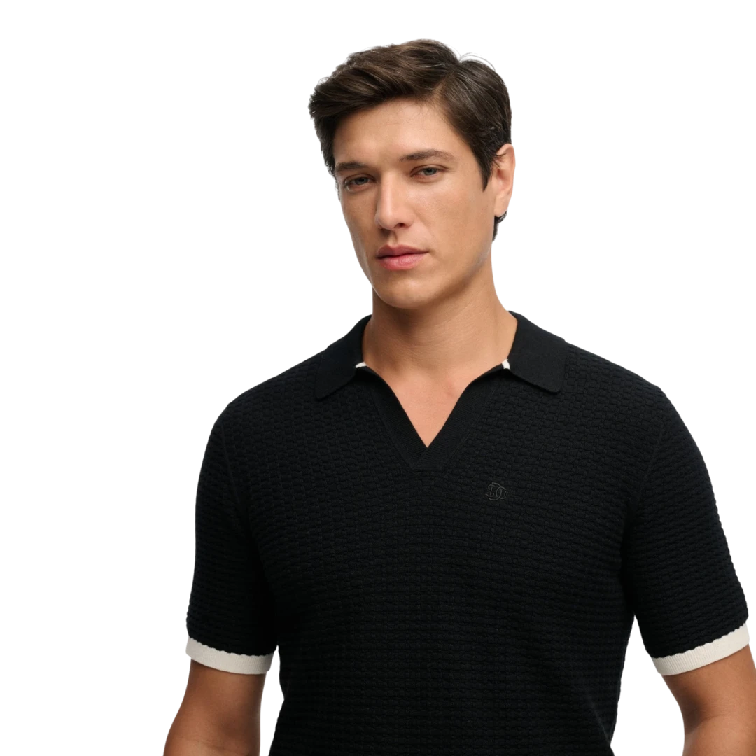 SUPERDRY MUŠKA POLO MAJICA CRNA 50205