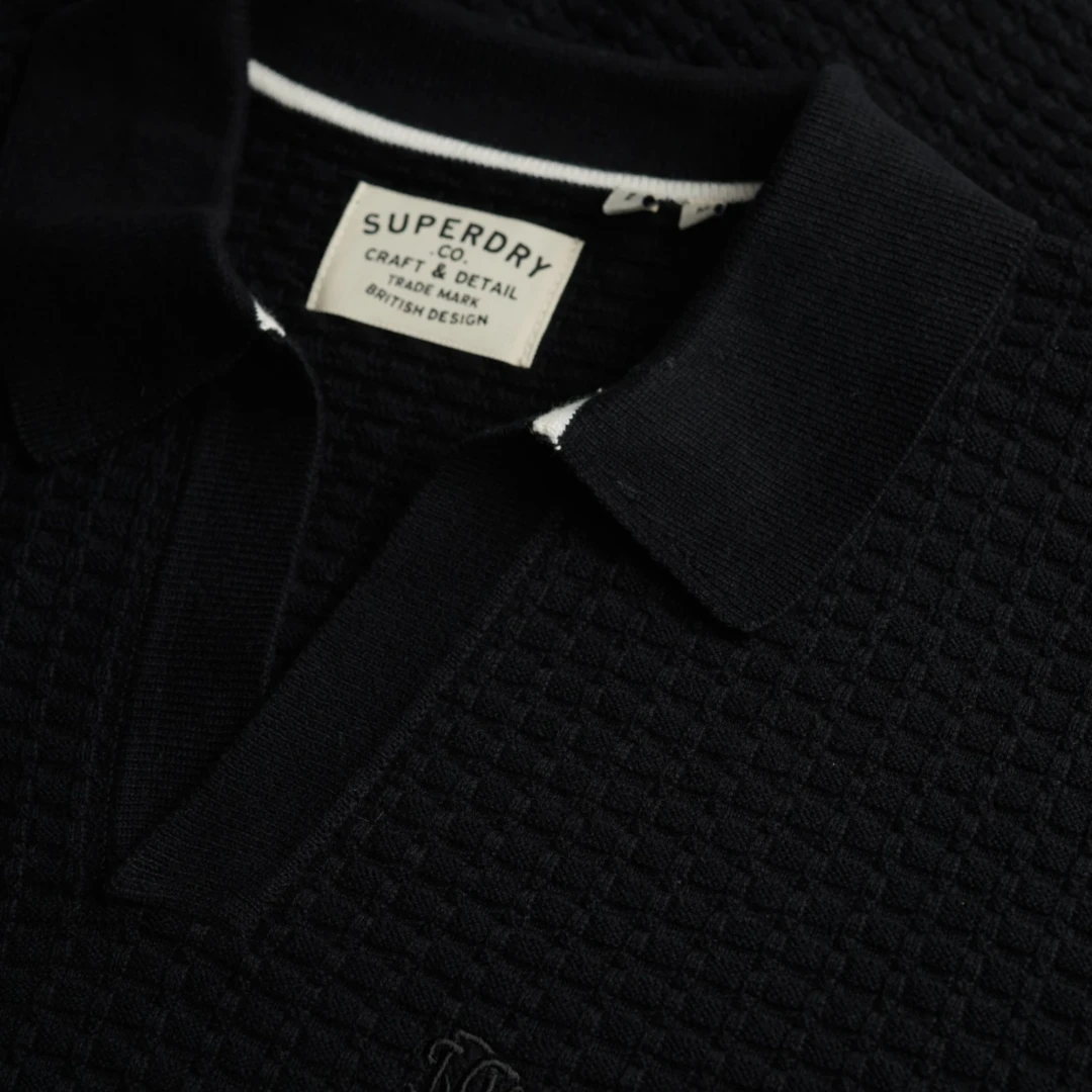 SUPERDRY MUŠKA POLO MAJICA CRNA 50205