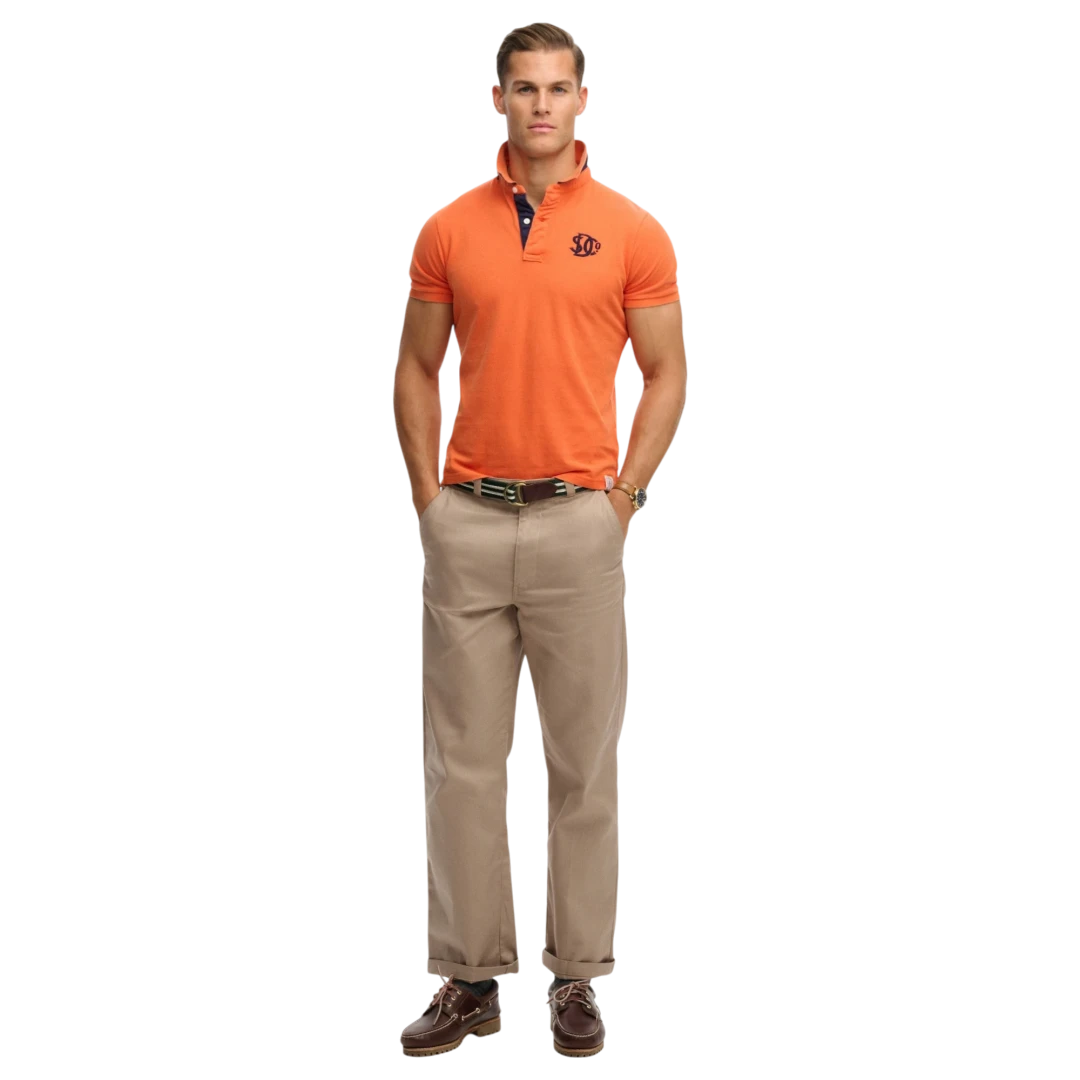 SUPERDRY MUŠKA POLO MAJICA NARANDŽASTA 50210