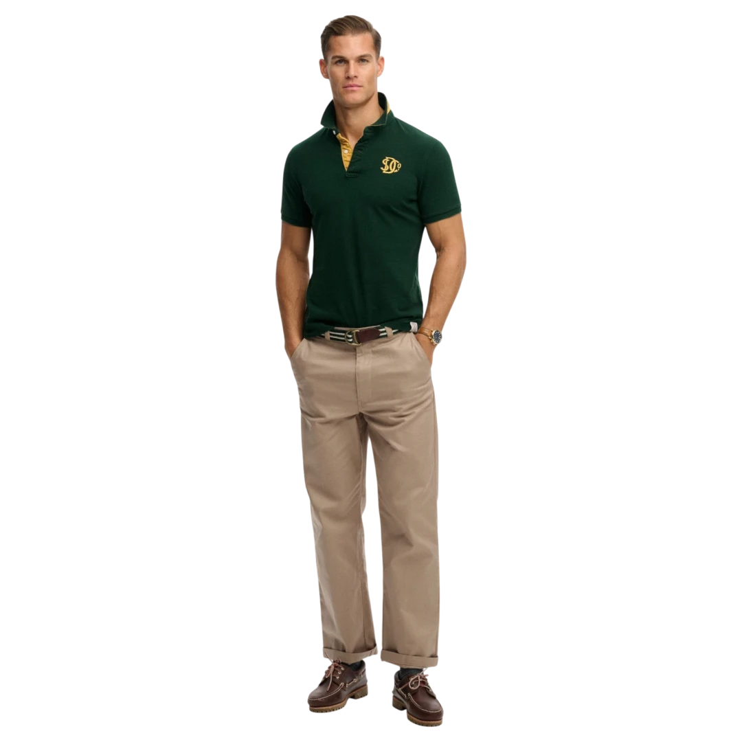 SUPERDRY MUŠKA POLO MAJICA MASLINASTA 50211