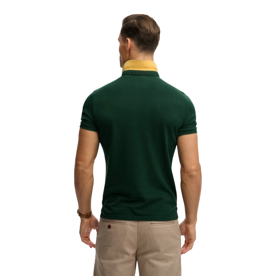 SUPERDRY MUŠKA POLO MAJICA MASLINASTA 50211