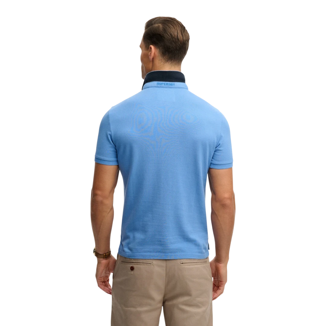 SUPERDRY MUŠKA POLO MAJICA PLAVA 50212