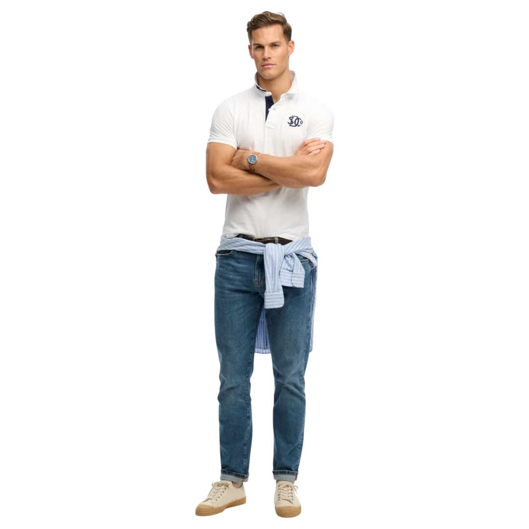 SUPERDRY MUŠKA POLO MAJICA BIJELA 50214