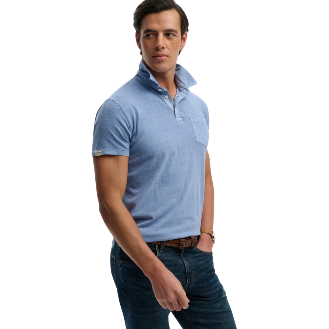 SUPERDRY MUŠKA POLO MAJICA PLAVA 50218