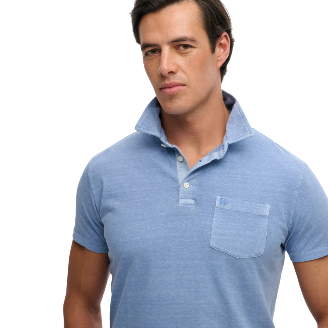 SUPERDRY MUŠKA POLO MAJICA PLAVA 50218