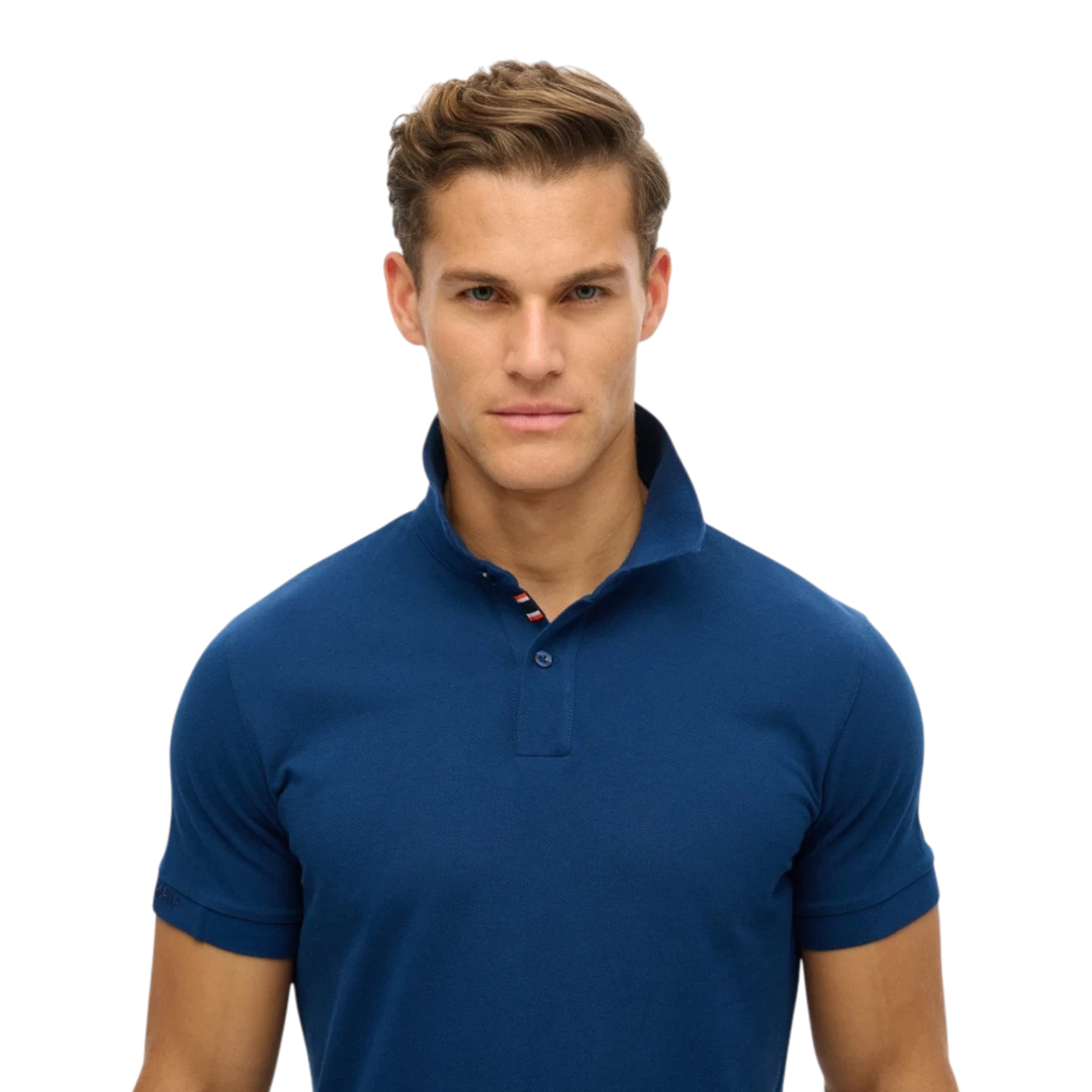 SUPERDRY MUŠKA POLO MAJICA PLAVA 50980