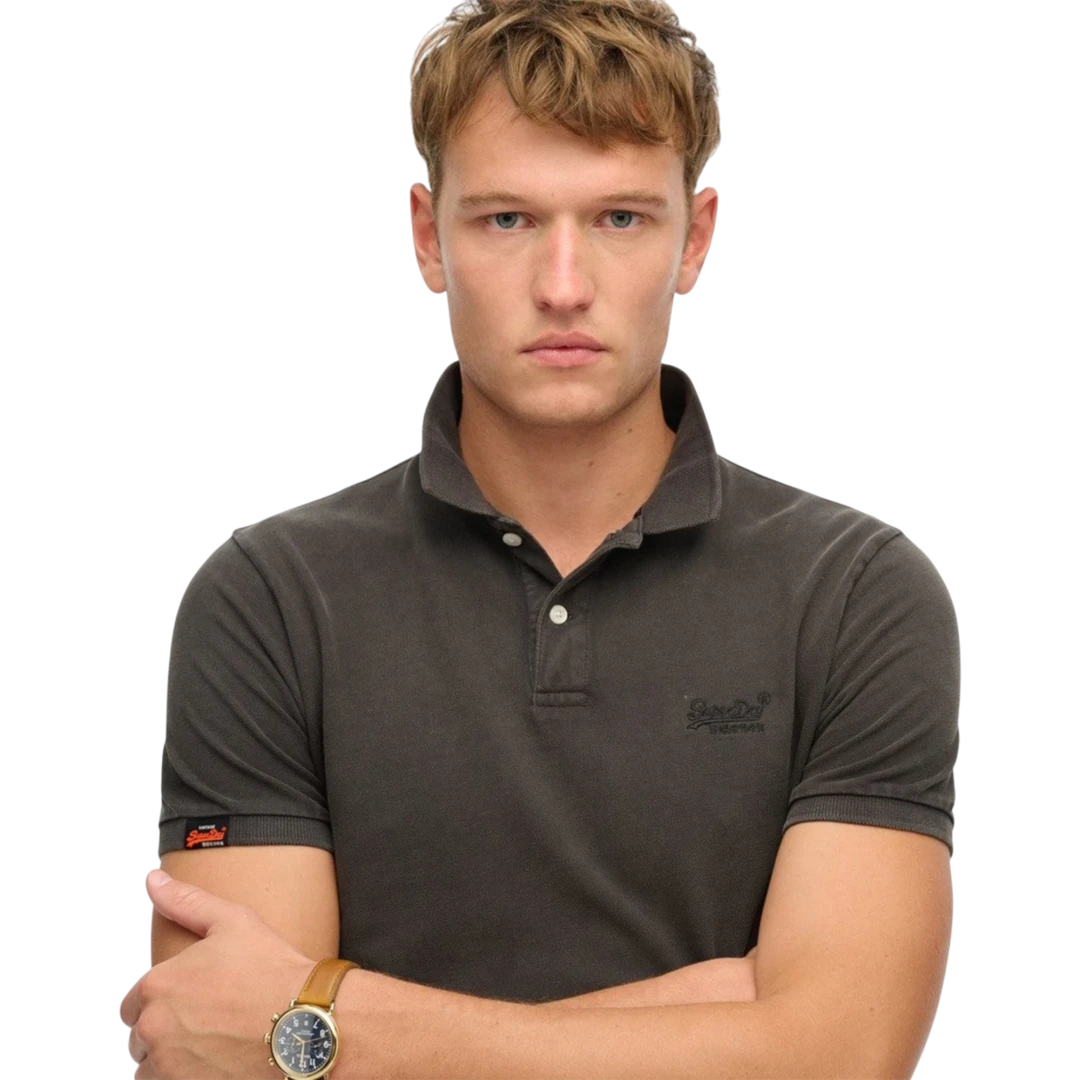 SUPERDRY MUŠKA POLO MAJICA CRNA 50981