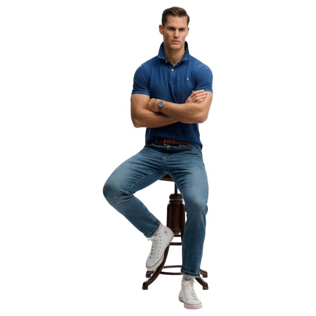 SUPERDRY MUŠKA POLO MAJICA PLAVA 52850
