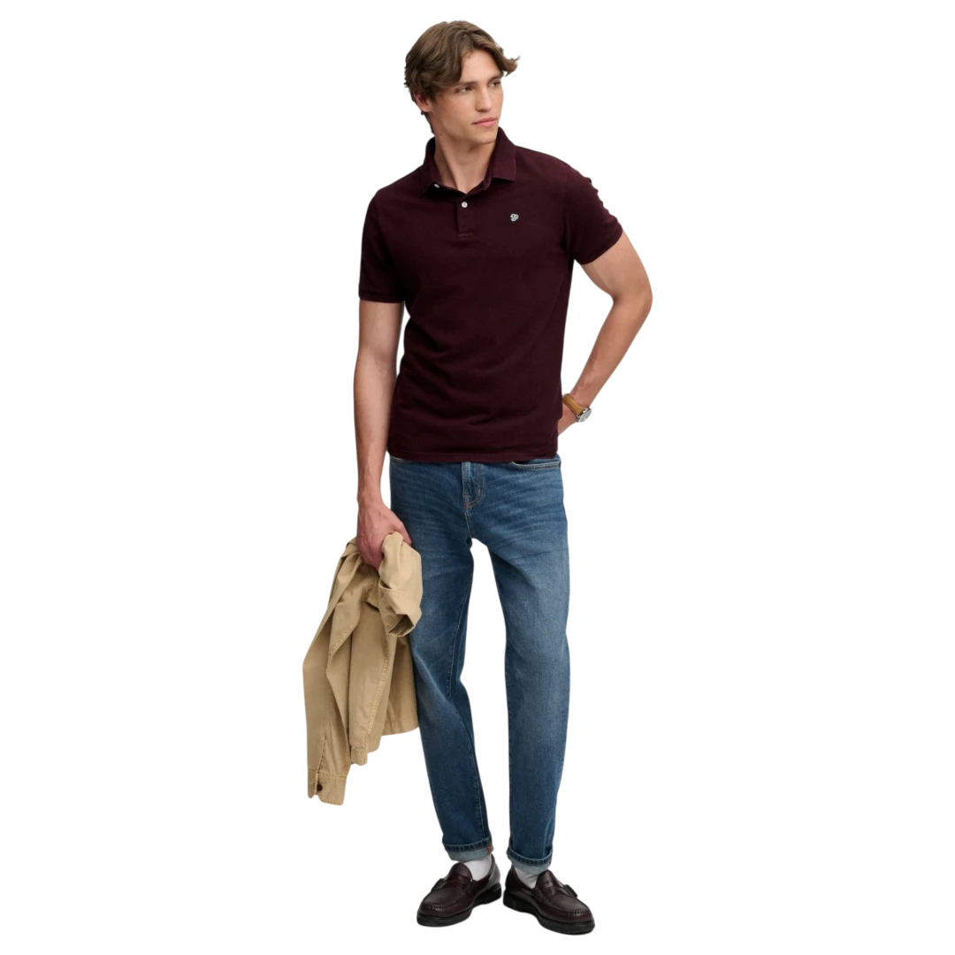 SUPERDRY MUŠKA POLO MAJICA BORDO 53060