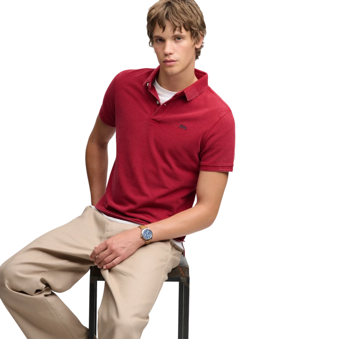 SUPERDRY MUŠKA POLO MAJICA CRVENA 53064