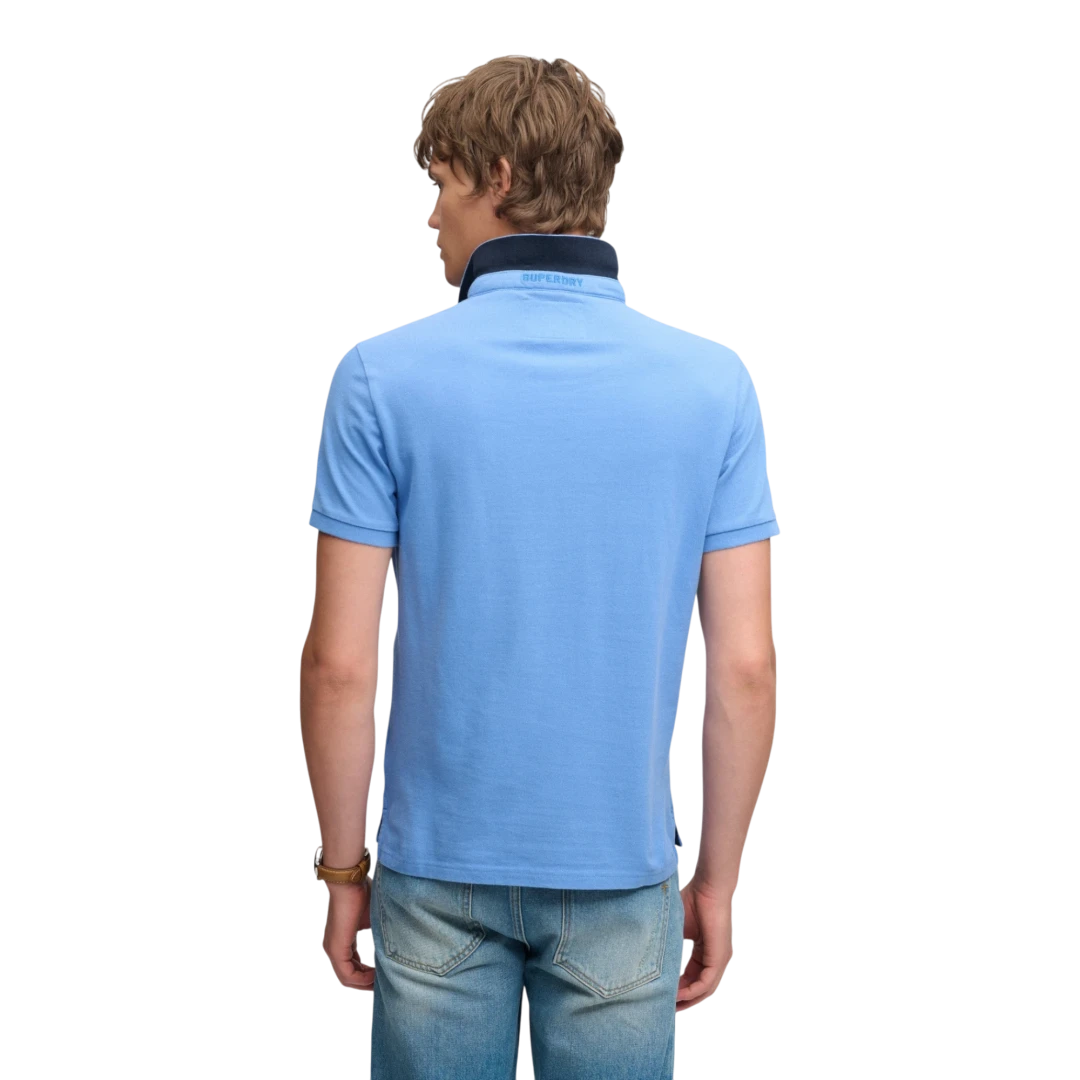 SUPERDRY MUŠKA POLO MAJICA PLAVA 53065