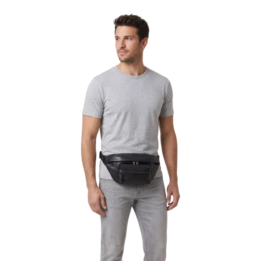 BOGNER MUŠKA TORBICA CRNA 54471