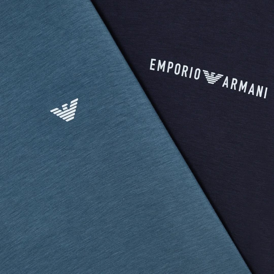 EMPORIO ARMANI MUŠKE MAJICE 2 PACK MULTICOLOR 51224