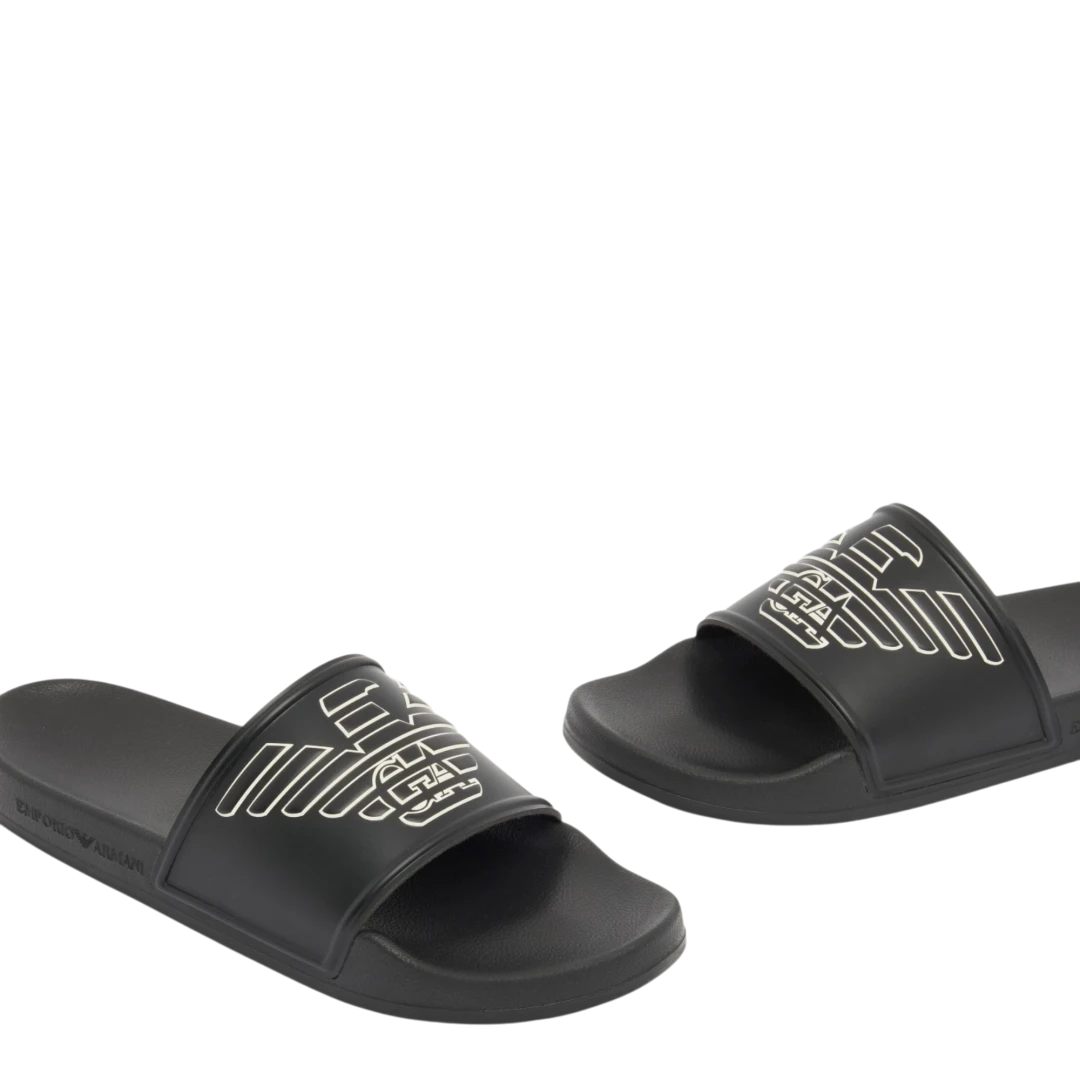 EMPORIO ARMANI MUŠKE PAPUČE CRNA 50613