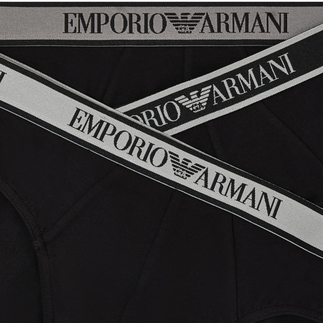 EMPORIO ARMANI MUŠKI VEŠ 3 PACK CRNA 50637
