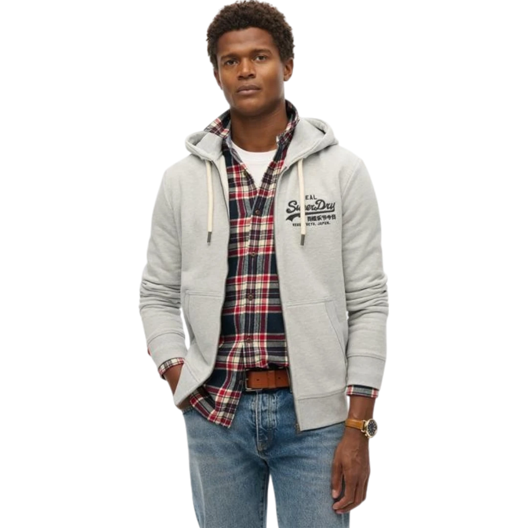 SUPERDRY MUŠKA DUKSERICA SIVA 38453