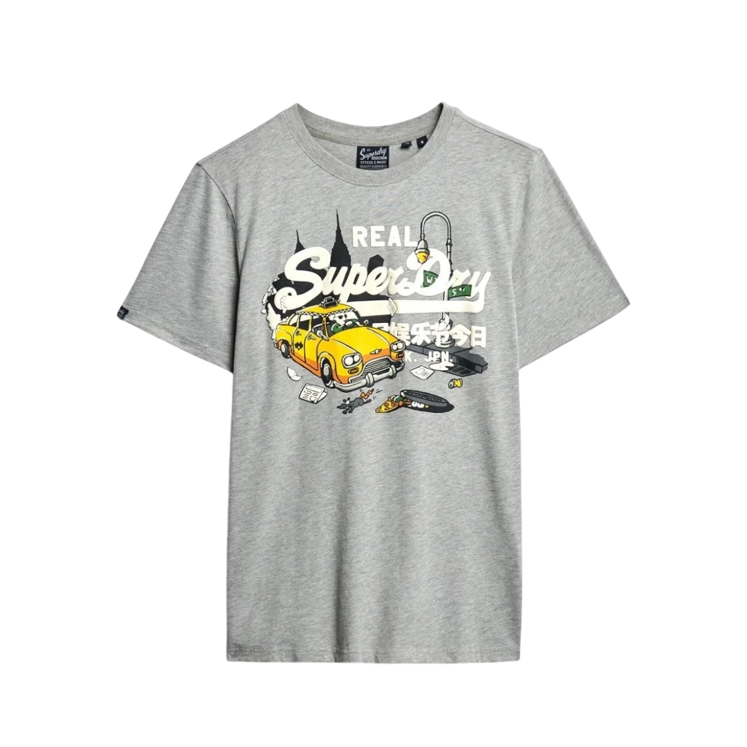 SUPERDRY MUŠKA MAJICA SIVA 37155