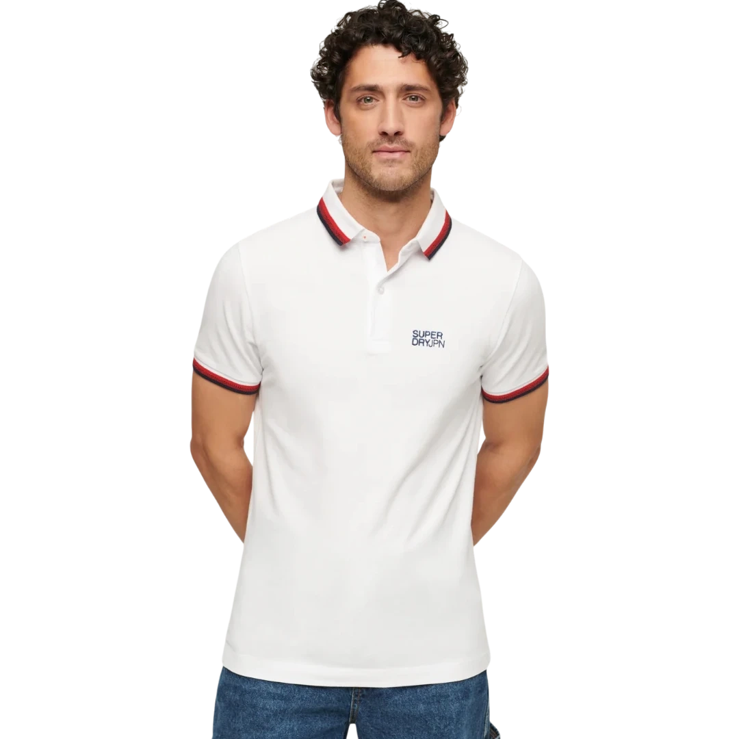 SUPERDRY MUŠKA POLO MAJICA BIJELA 38437