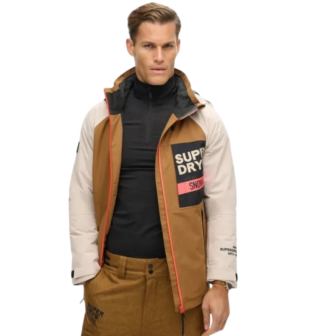 SUPERDRY MUŠKA SKI JAKNA SMEĐA