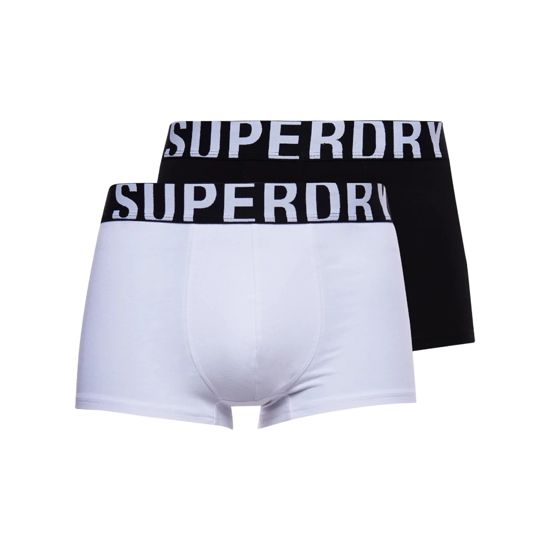 SUPERDRY MUŠKE BOKSERICE CRNA/BIJELA 33816