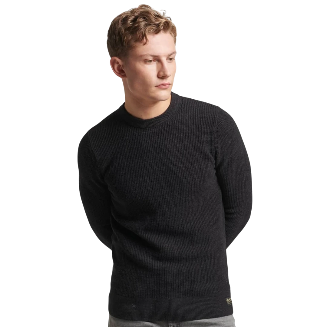 SUPERDRY MUŠKI DŽEMPER CRNA