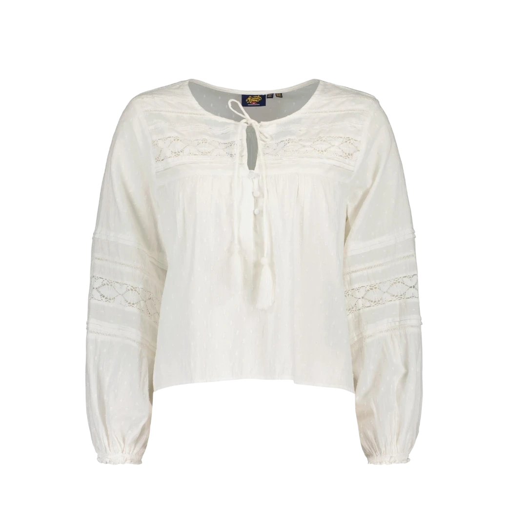 SUPERDRY ŽENSKA BLUZA BIJELA 38547