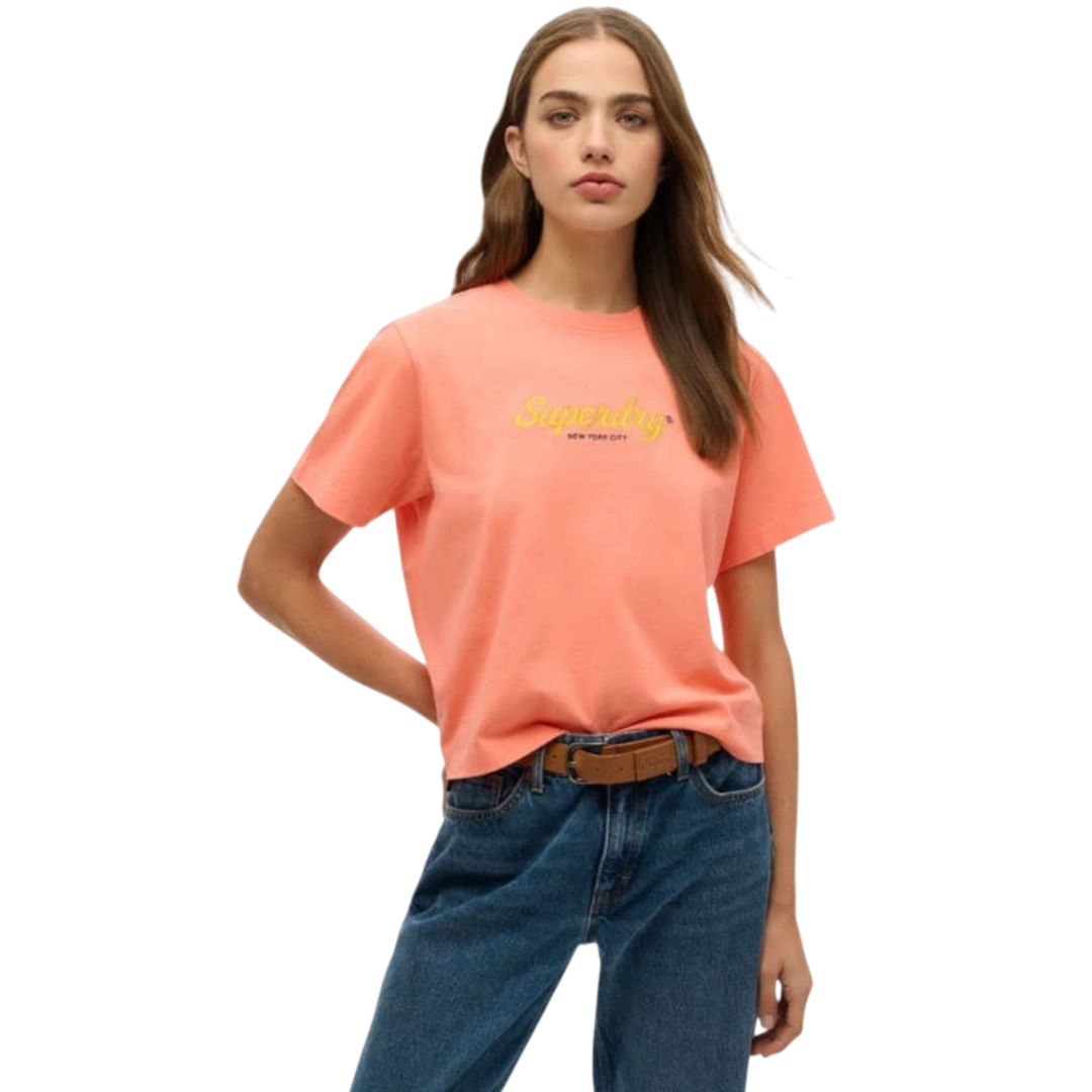 SUPERDRY ŽENSKA MAJICA NARANDŽASTA 38674