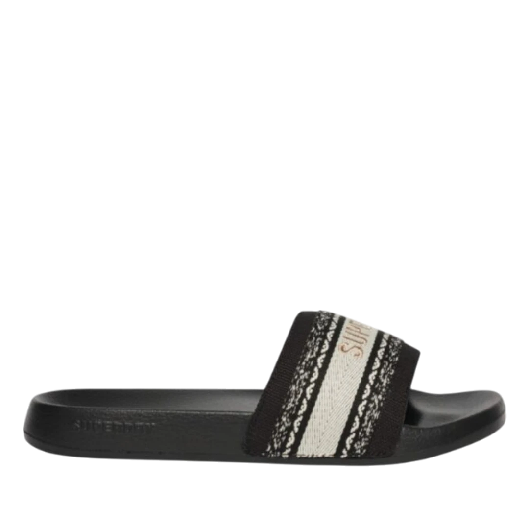 SUPERDRY ŽENSKE PAPUČE CRNA 38581