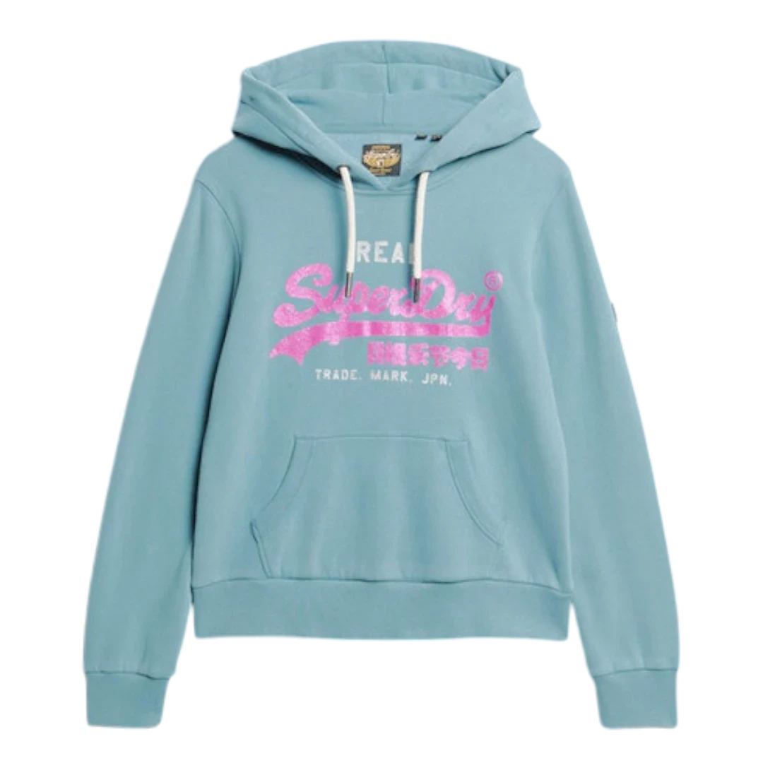 SUPERDRY ŽENSKA DUKSERICA PLAVA 45321