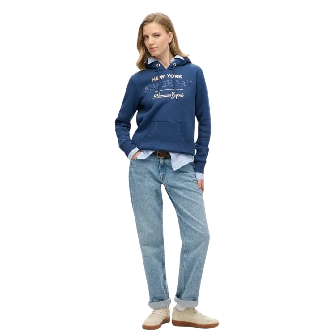 SUPERDRY ŽENSKA DUKSERICA PLAVA 45444