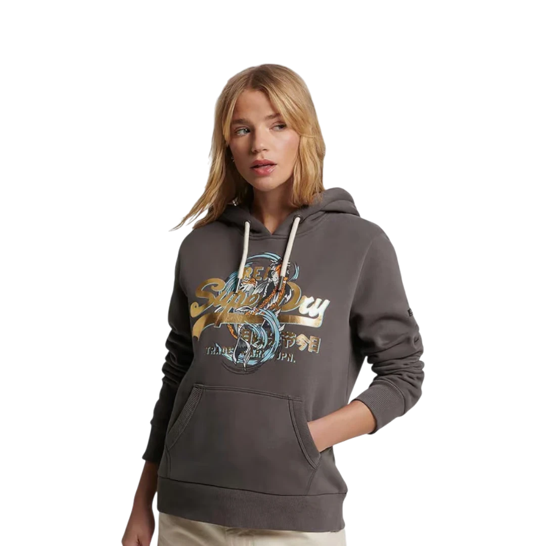 SUPERDRY ŽENSKA DUKSERICA SIVA 45345