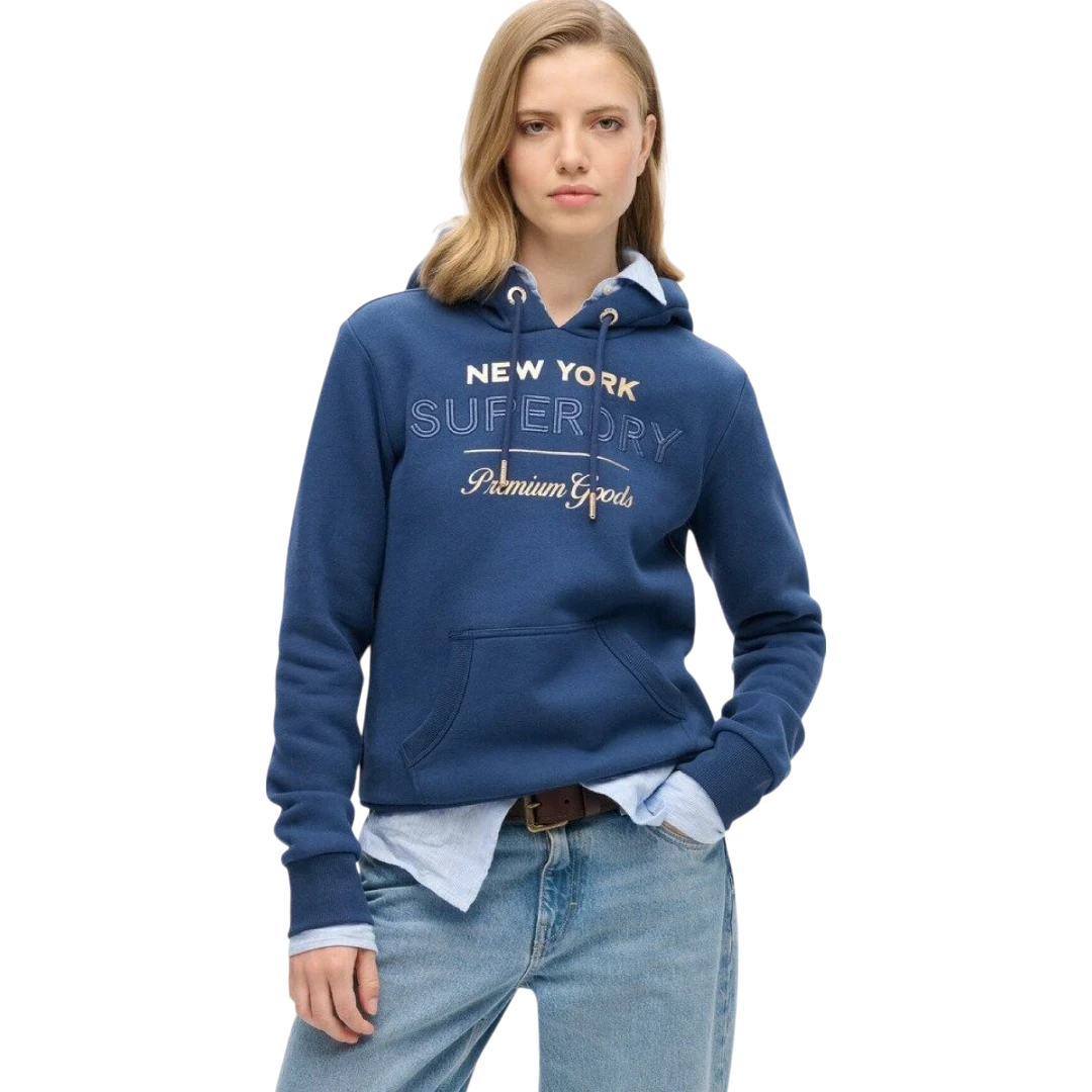 SUPERDRY ŽENSKA DUKSERICA PLAVA 42180
