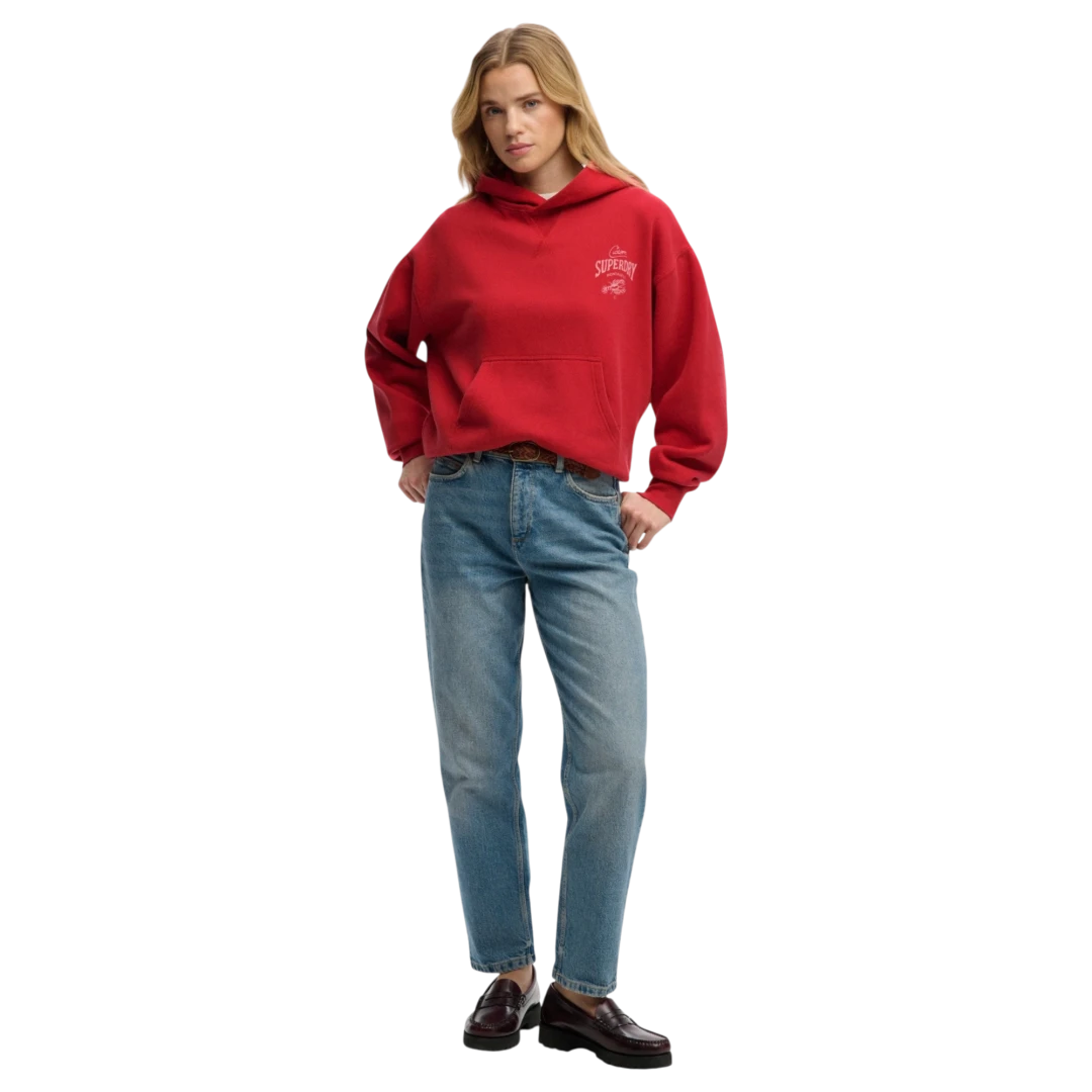 SUPERDRY ŽENSKA DUKSERICA CRVENA 50287