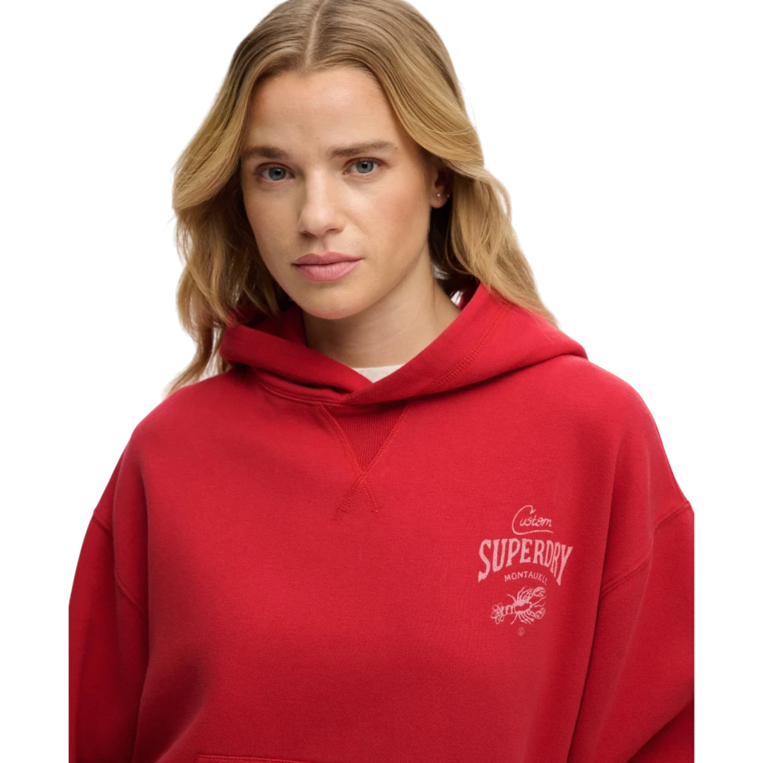 SUPERDRY ŽENSKA DUKSERICA CRVENA 50287