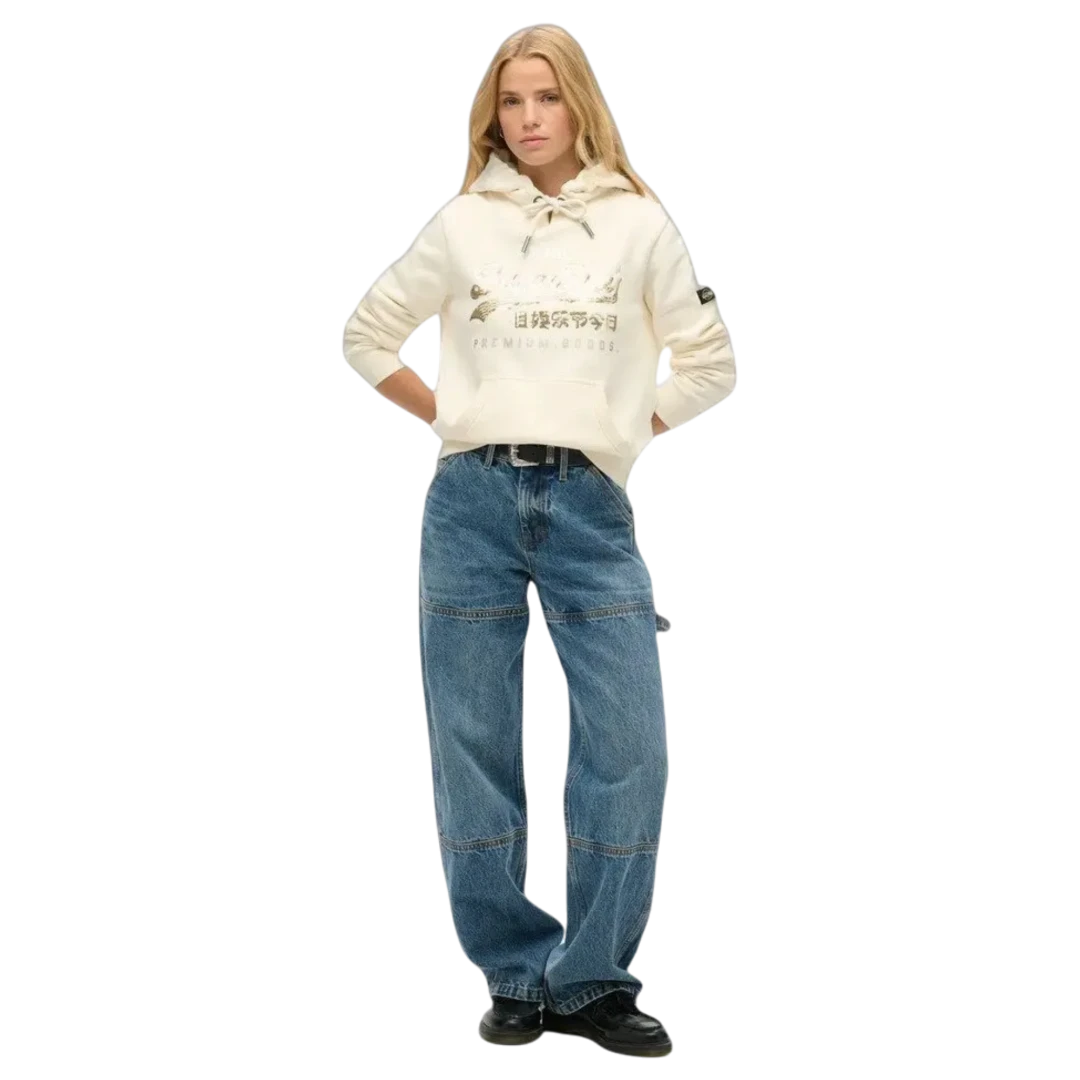 SUPERDRY ŽENSKA DUKSERICA BEŽ 52802
