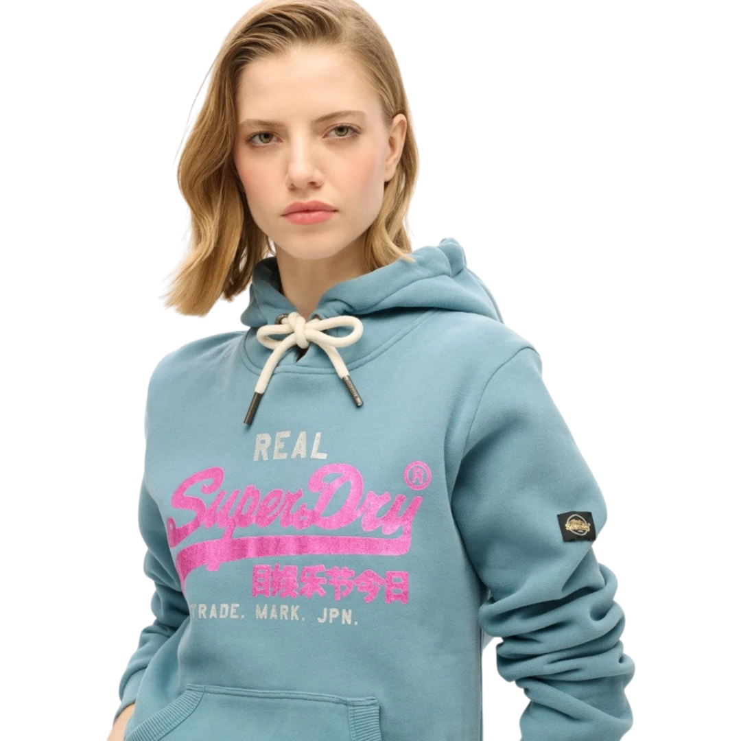 SUPERDRY ŽENSKA DUKSERICA PLAVA 52865