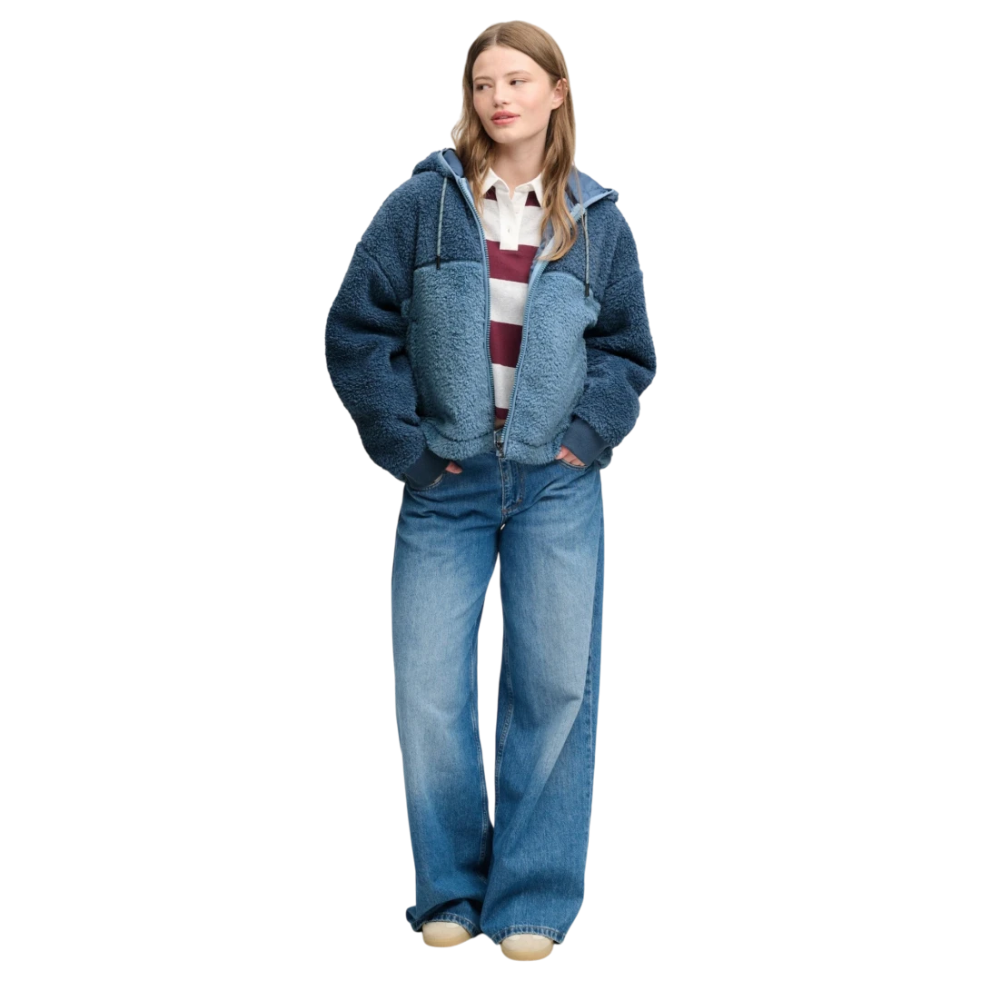 SUPERDRY ŽENSKA DUKSERICA PLAVA 53142