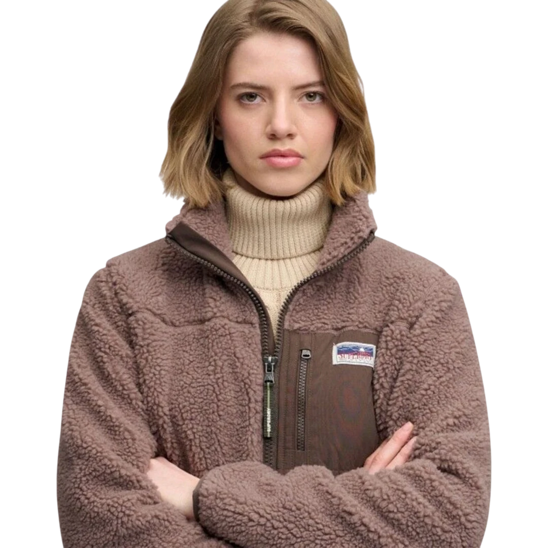 SUPERDRY ŽENSKA DUKSERICA SMEĐA 53143