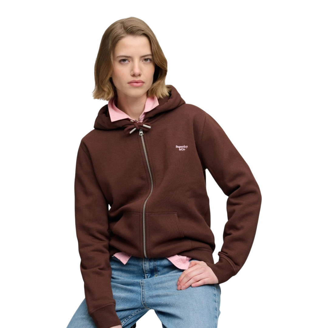 SUPERDRY ŽENSKA DUKSERICA SMEĐA 53149