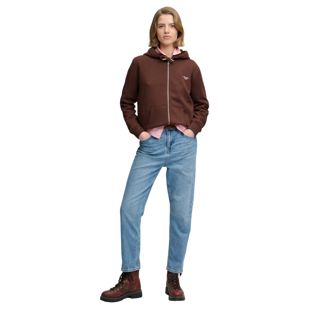SUPERDRY ŽENSKA DUKSERICA SMEĐA 53149