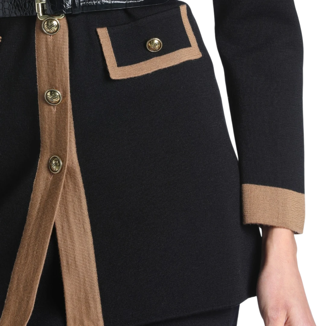 Luisa Spagnoli ŽENSKA JAKNA CRNA 54168