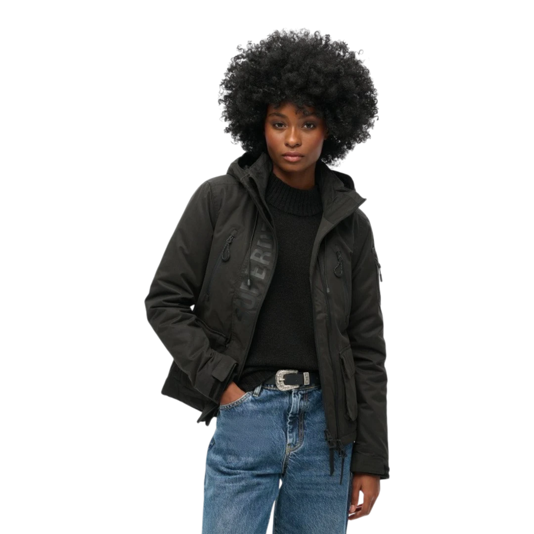 SUPERDRY ŽENSKA JAKNA CRNA 47665