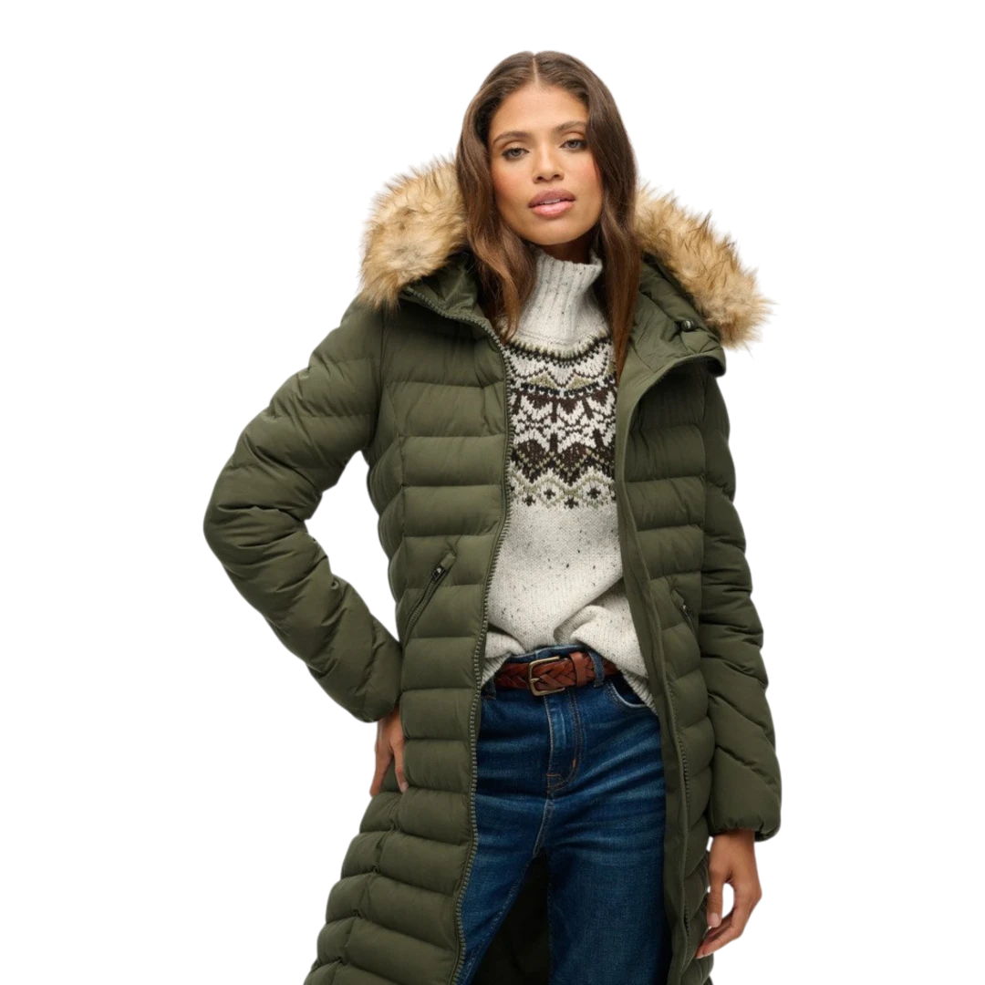 SUPERDRY ŽENSKA JAKNA MASLINASTA 52805