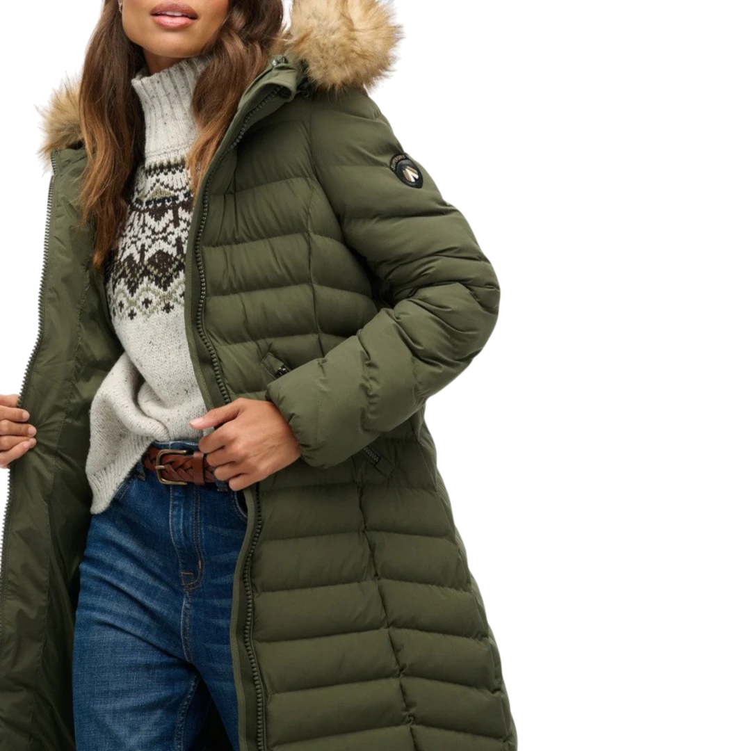 SUPERDRY ŽENSKA JAKNA MASLINASTA 52805