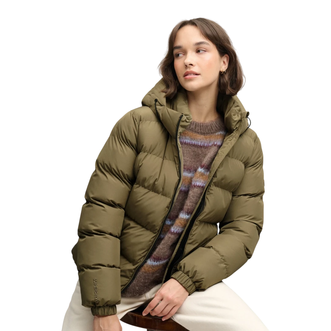 SUPERDRY ŽENSKA JAKNA MASLINASTA 53156