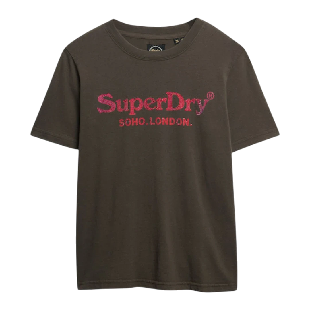 SUPERDRY ŽENSKA MAJICA CRNA 45339