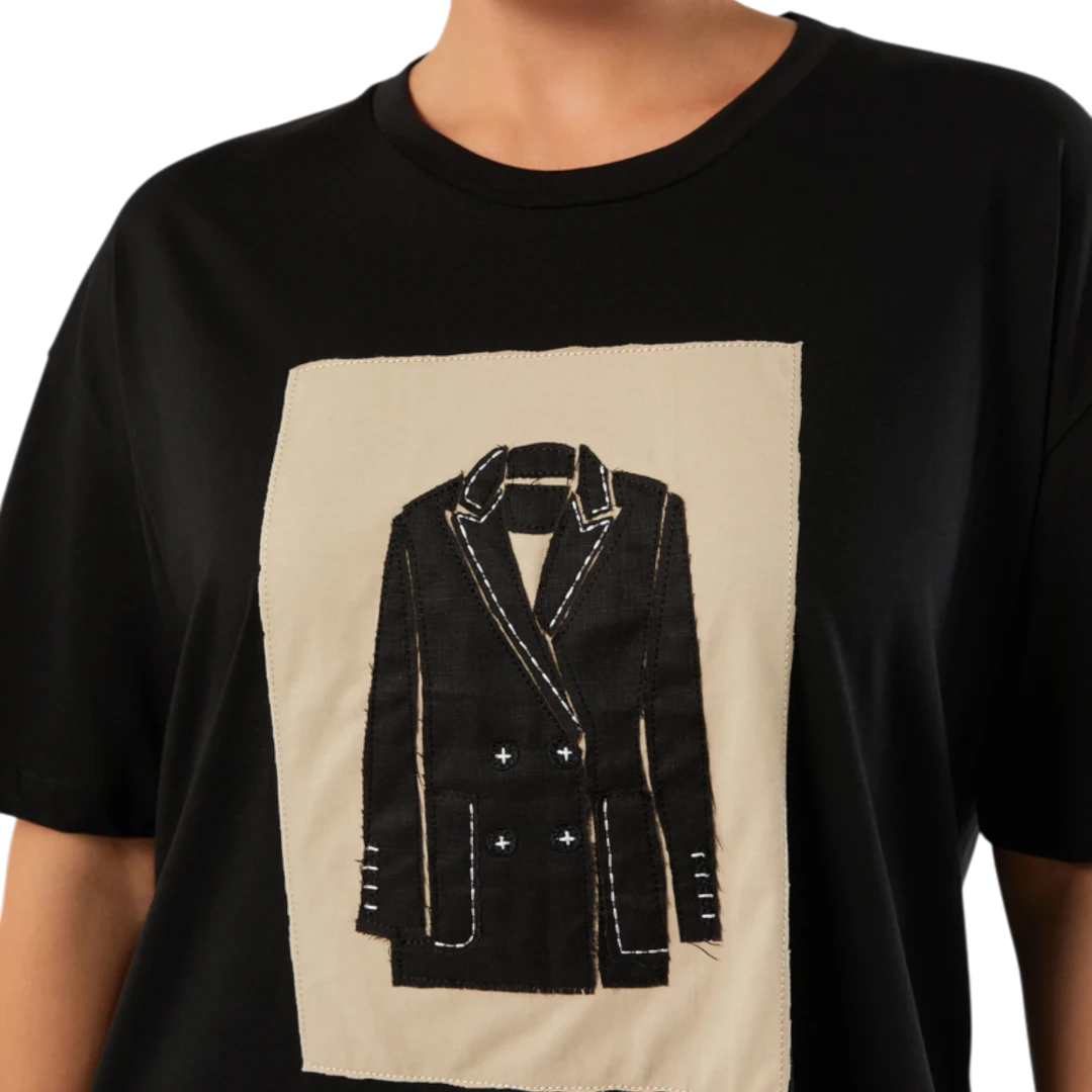 MARINA RINALDI ŽENSKA MAJICA CRNA 50434