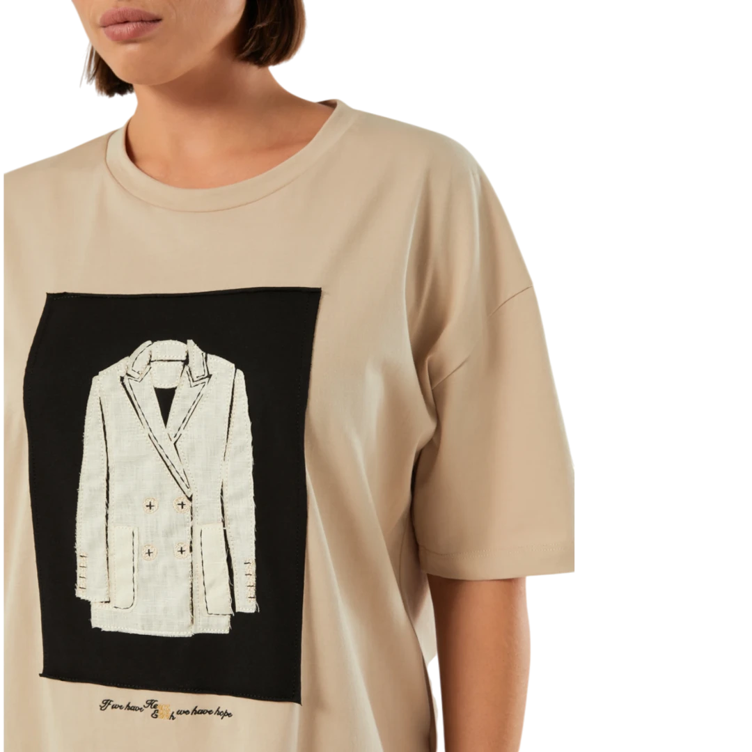 MARINA RINALDI ŽENSKA MAJICA BEŽ 50435